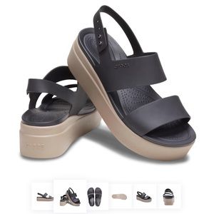 WOMEN’S CROCS BROOKLYN LOW WEDGE